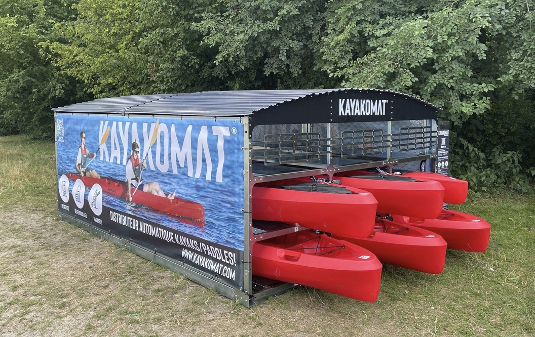 Des kayaks en libre-service au Baggersee