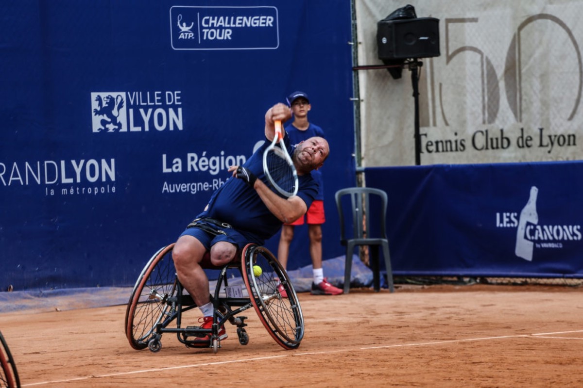 David Dalmasso, l'éboueur lyonnais amputé devenu champion du monde de tennis-fauteuil