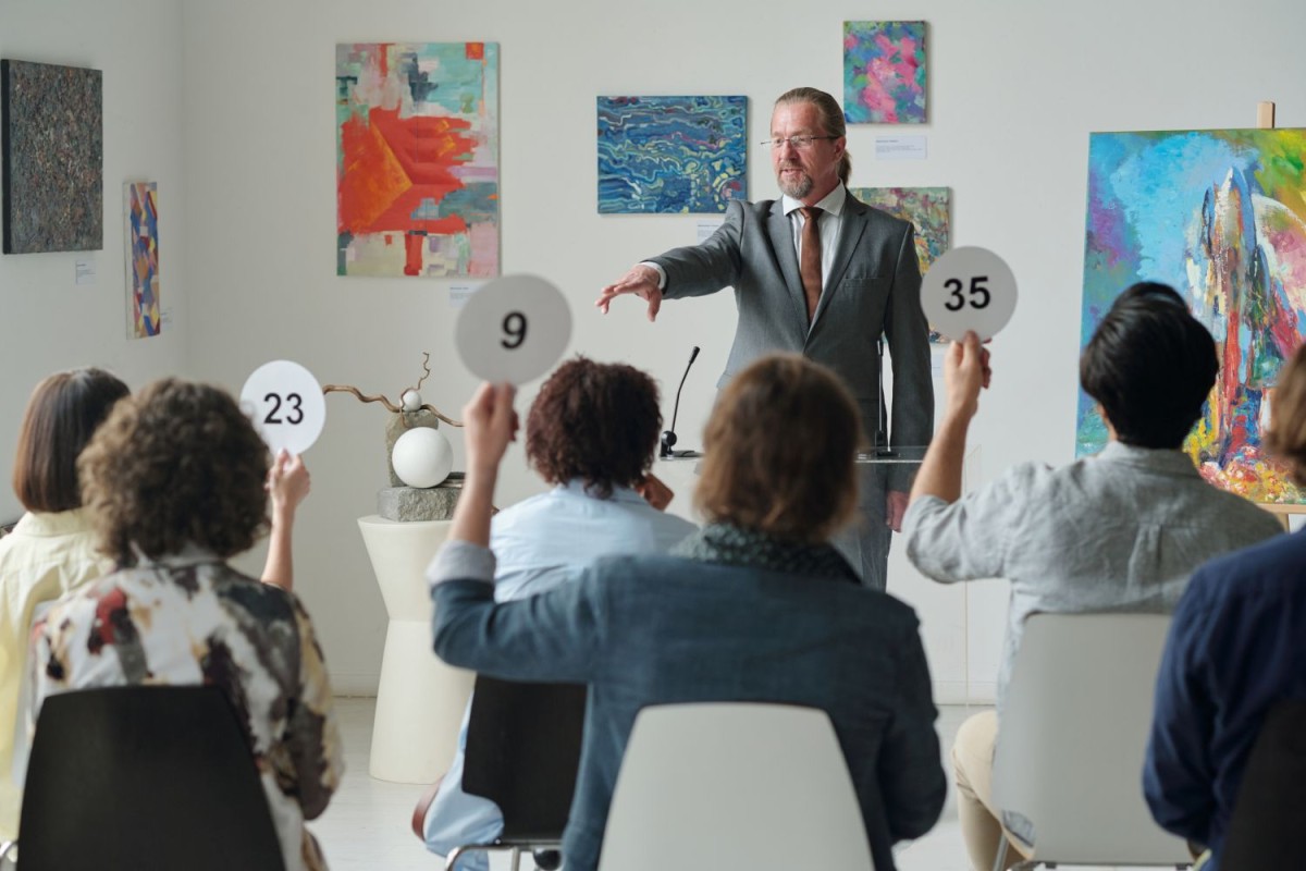 Une vente aux enchères rare