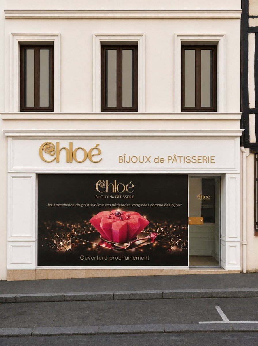 Près de Rouen, Chloé Delafosse présente des pâtisseries comme des bijoux