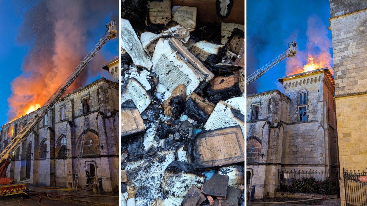 À Condom, un incendie endommage la cathédrale Saint-Pierre