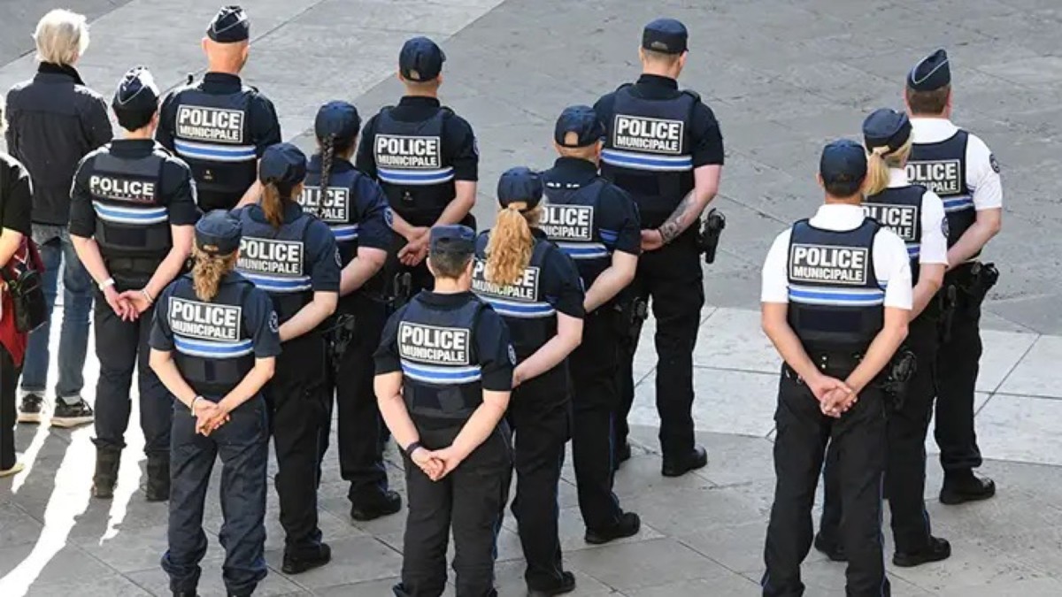 La police municipale de Lyon à l’honneur lors d'une cérémonie publique