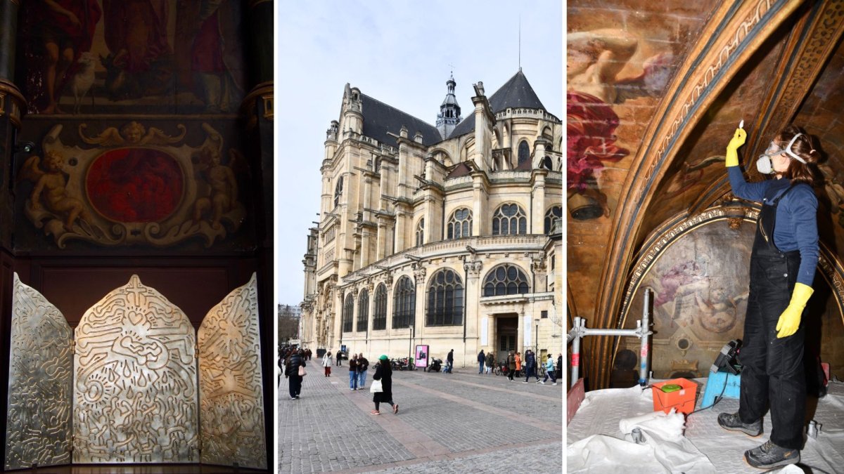 Une chapelle de l'église Saint-Eustache restaurée à Paris