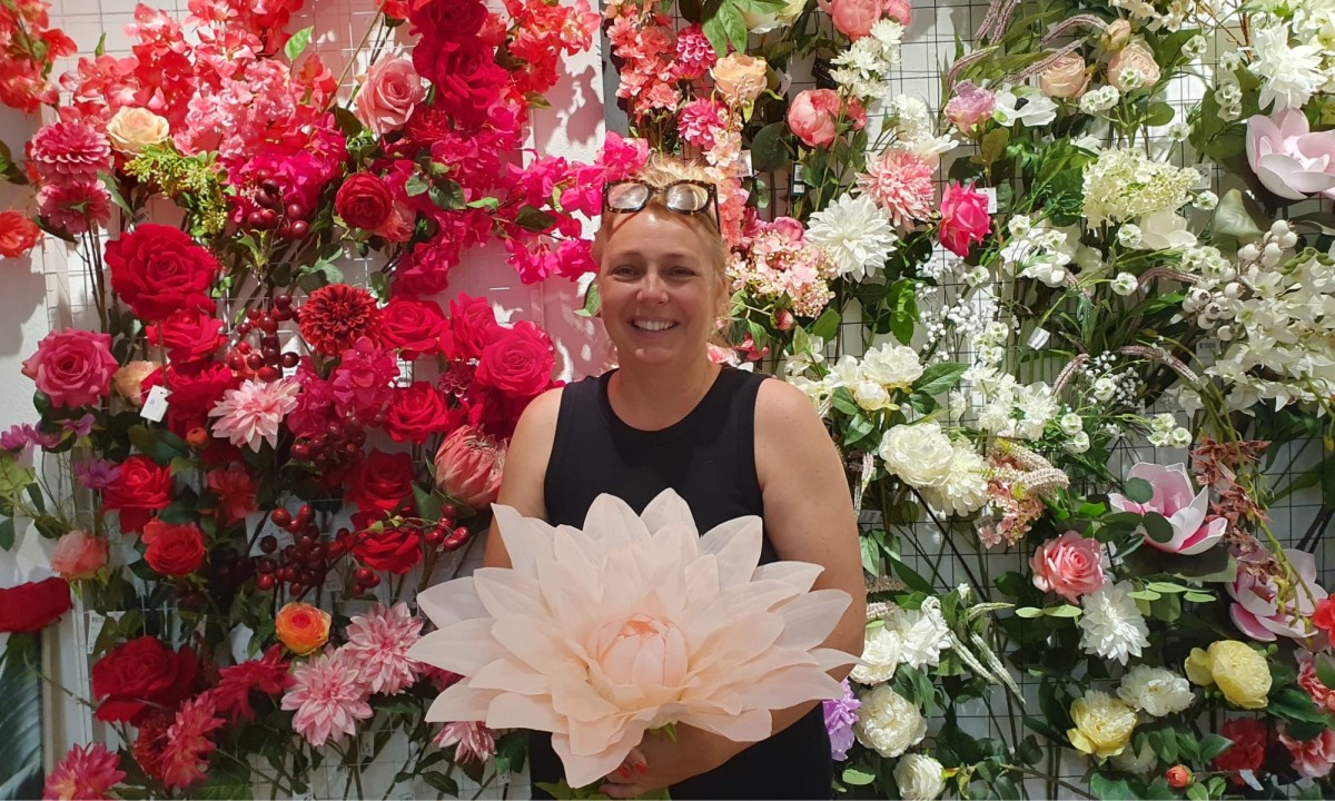 Rosemarie Blum, de la mode à la haute-couture florale dans le centre-ville de Toulon
