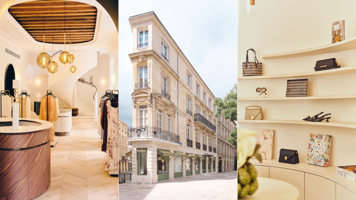 Bordeaux : un magasin de prêt-à-porter de luxe niché dans un immeuble historique