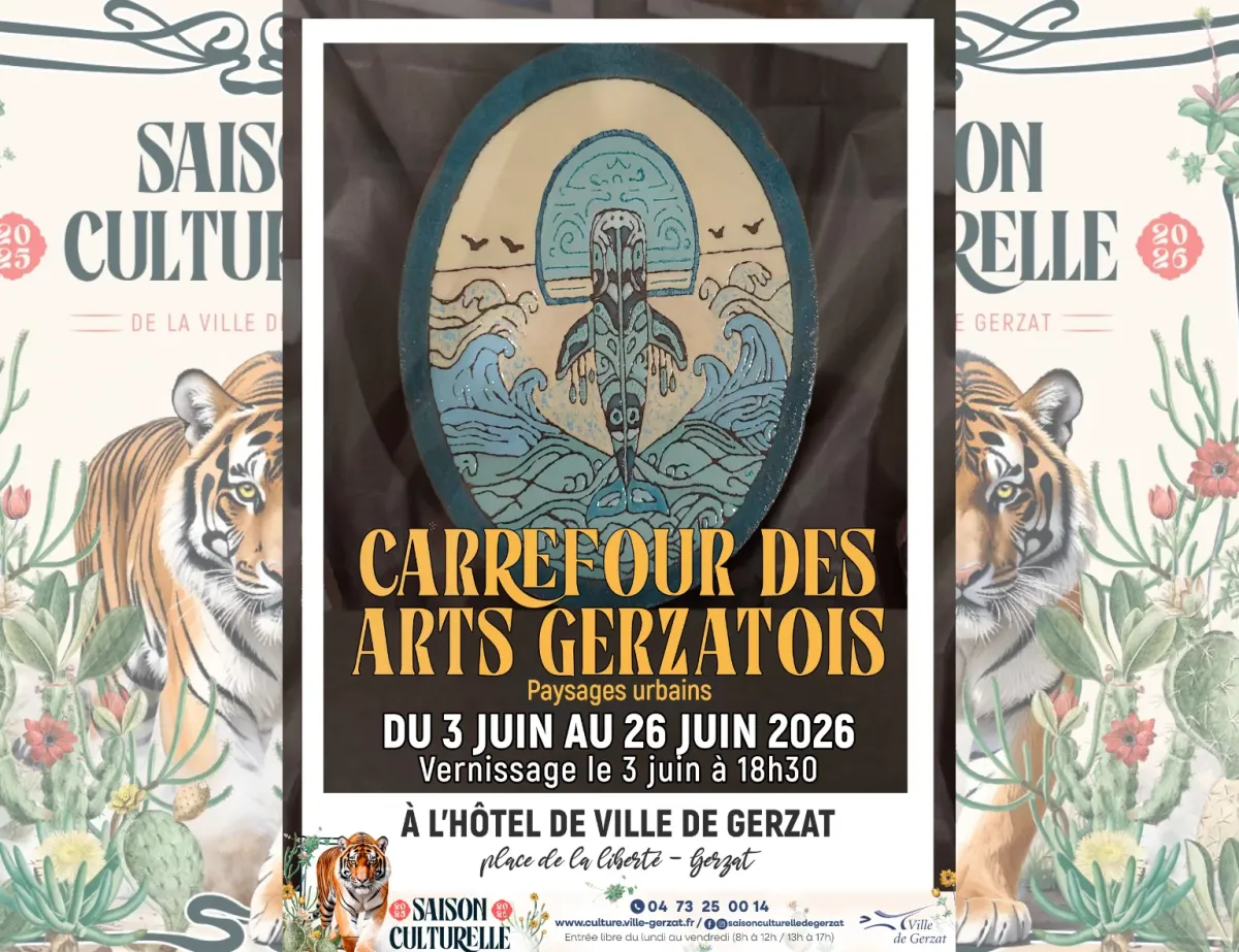 Le Carrefour des arts gerzatois expose ses créations près de Clermont-Ferrand
