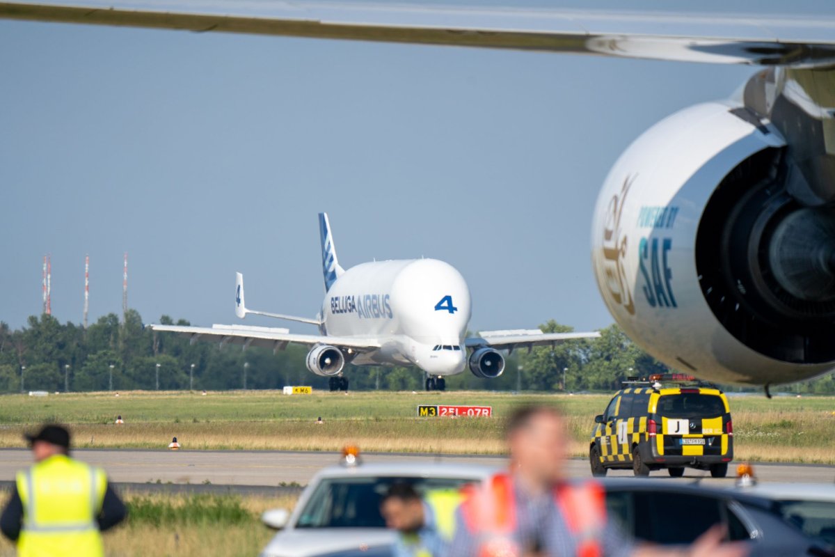 Le Beluga atterrit à Aeroscopia