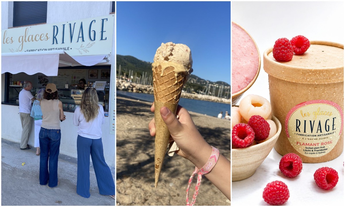 Des glaces qui font voyager