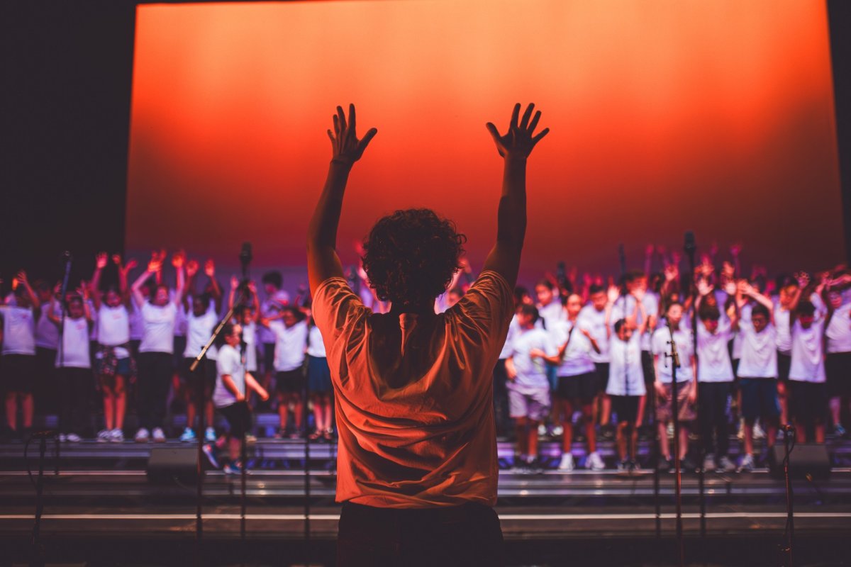 Des écoliers marseillais en concert