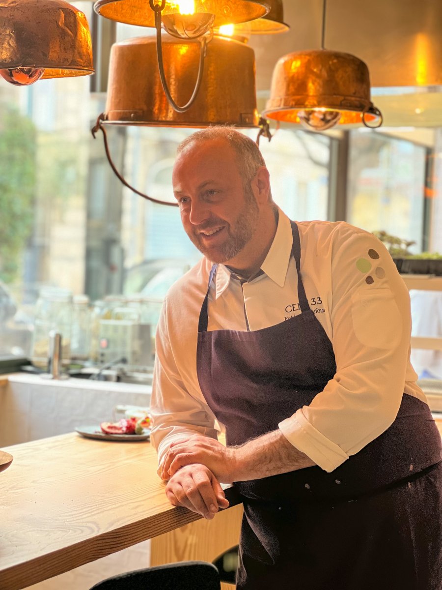Fabien Beaufour, chef étoilé du restaurant bordelais Le Cent 33