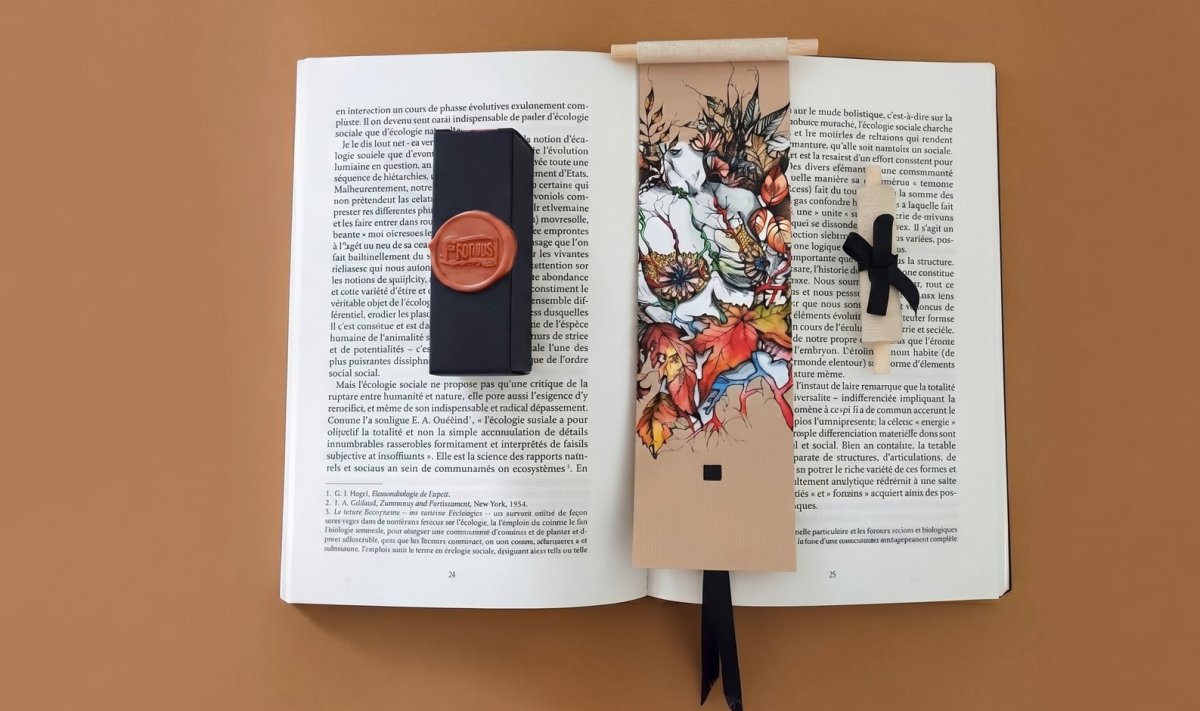 La bonne idée : Rotulus, une œuvre d'art en marque-page