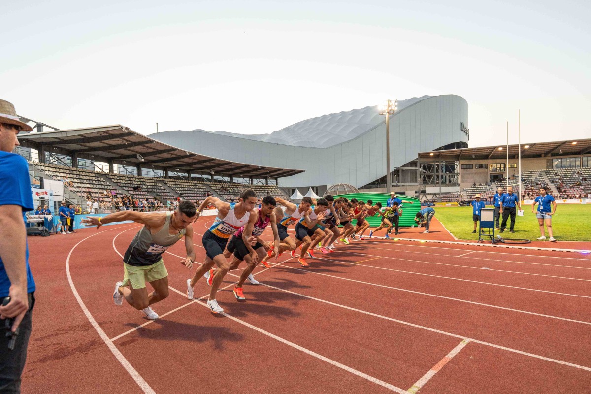 Le stade Delort à Marseille accueille un meeting international d'athlétisme