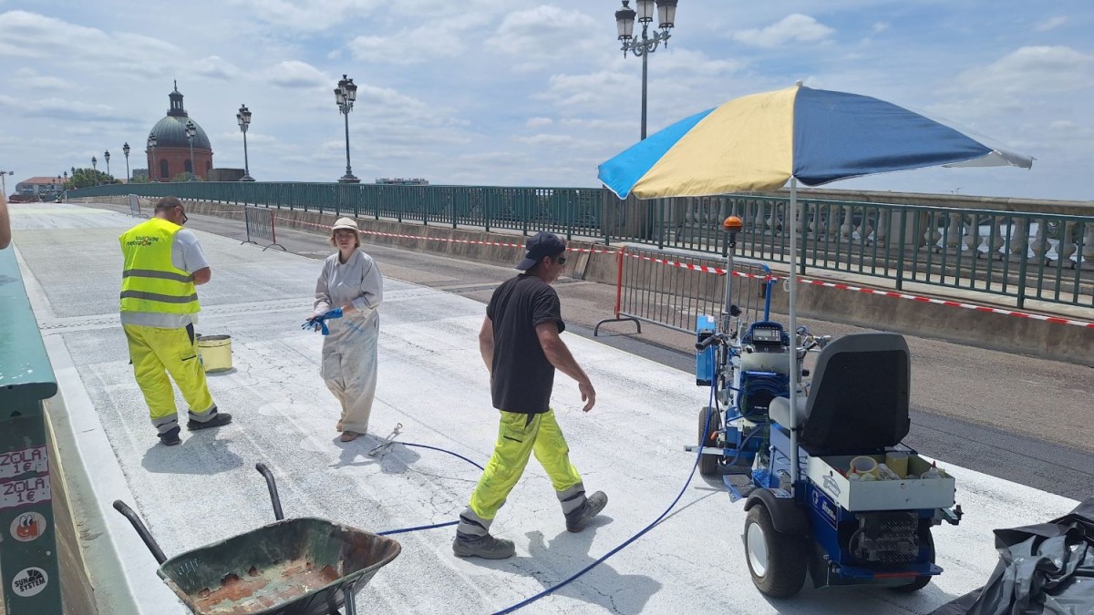 Le pont Saint-Pierre prend des couleurs