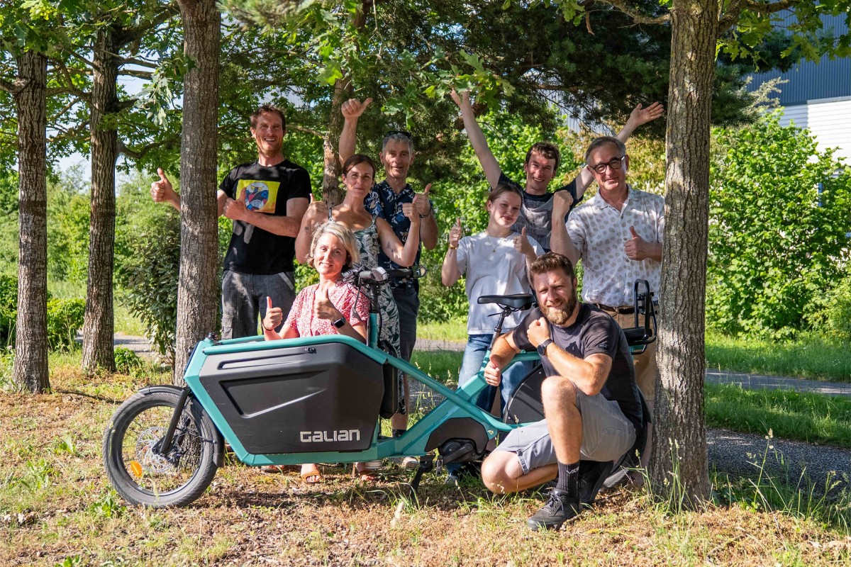 Mobilité : près de Rennes, la marque familiale Galian propos des vélos-cargos d'occasion