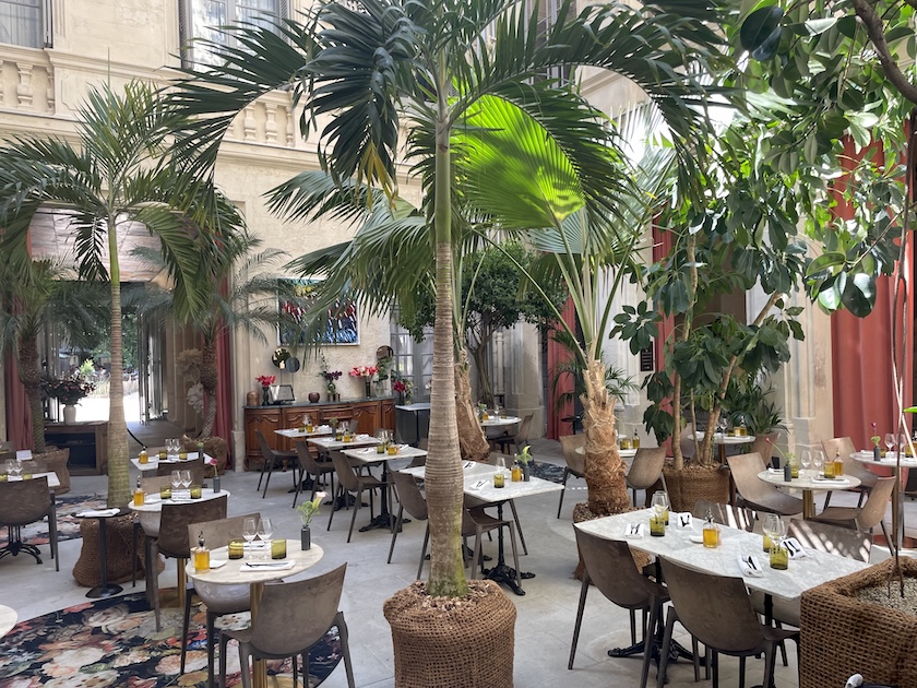 Un jardin éphémère s'installe à l'hôtel Richer de Belleval
