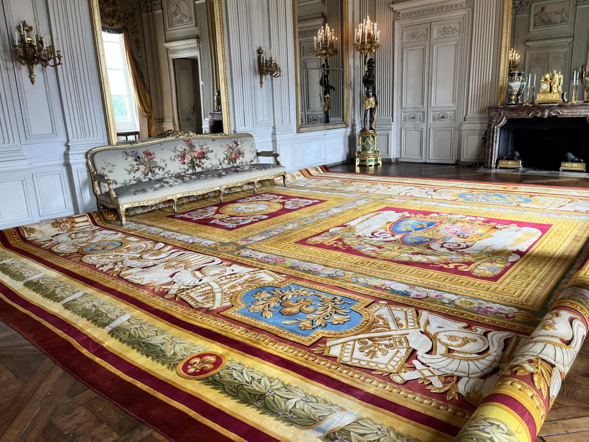 Au château de Compiègne un tapis d’exception a retrouvé son emplacement