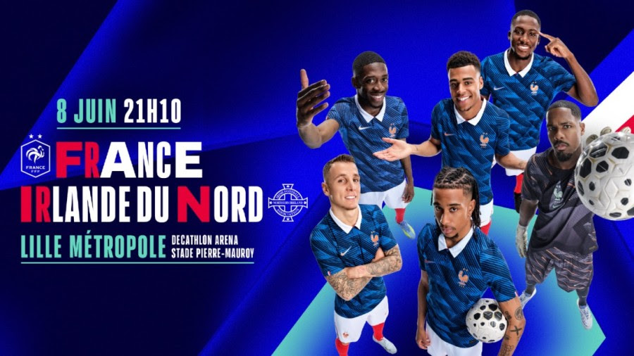Au Stade Pierre Mauroy, dernier match amical des Bleus avant le Mondial de football ce 8 juin 2026