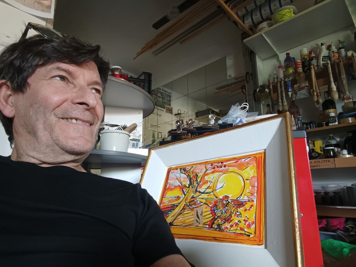 100 peintures en 24h, le défi de Sauveur Pascual