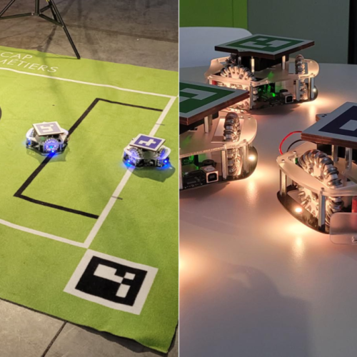 Pessac : un robot footballeur pour s’initier aux métiers du numérique 🤖
