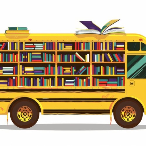 À bord du bibliobus 🚌
