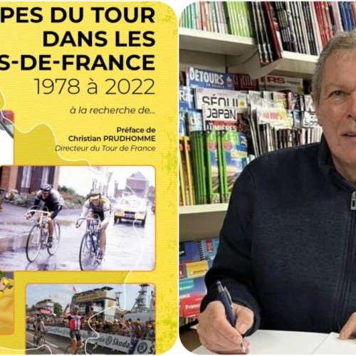 L'historien Francis Taquet dédicace sa bible sur le cyclisme dans le Nord