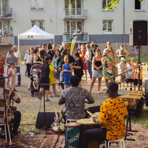 La fête au balcon au Neuhof 