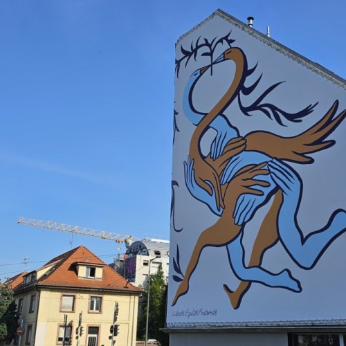 Fresque monumentale dévoilée à Strasbourg ce jeudi