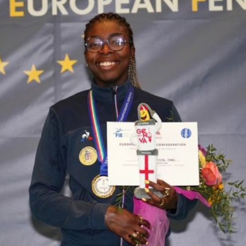 Le portrait de Sarah Noutcha, sacrée championne d’Europe de sabre 