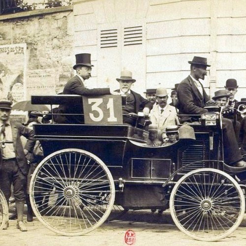 Quand le départ de la première course automobile était donné à Paris