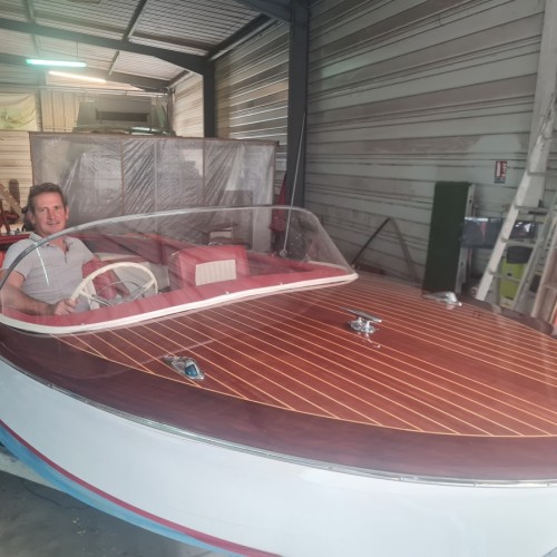 Julien Lamire, restaurateur de bateaux anciens à Bordeaux