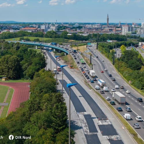 Une visite d'étape sur le chantier de l'A1 au sud de Lille