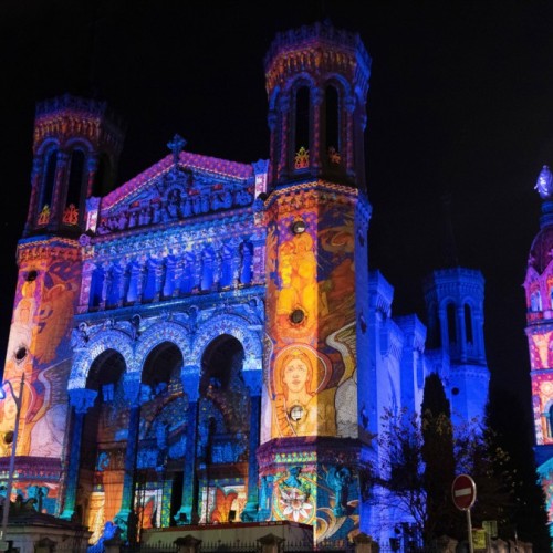 Le festival des Lumières près de Clermont-Ferrand