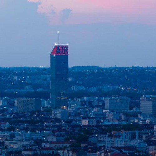 À Lyon, la tour Incity affiche la qualité de l'air depuis un an