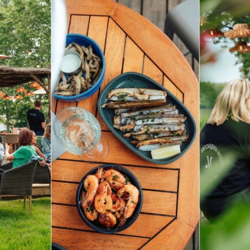 Une guinguette en bord de Garonne près de Bordeaux