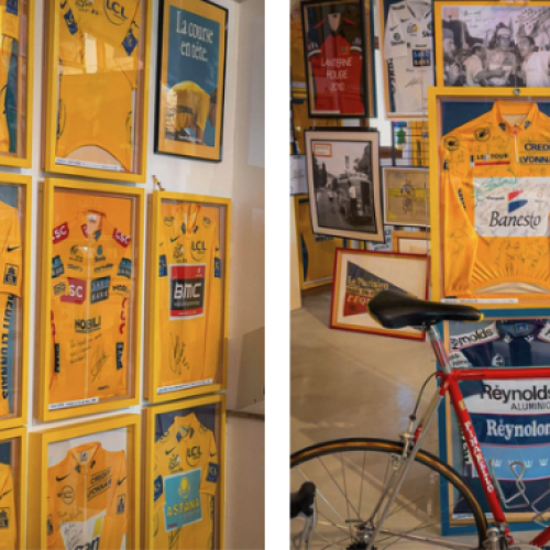 Le Groupe Nicollin expose sa collection unique sur le Tour de France cycliste
