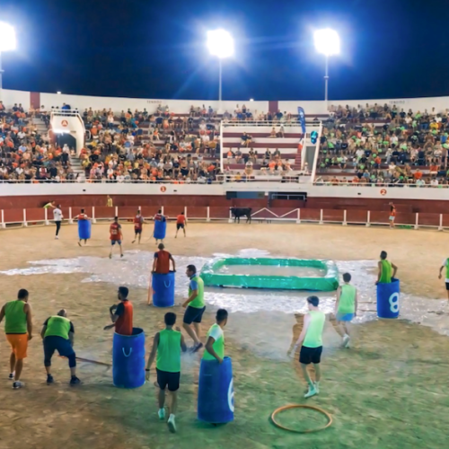 Le toro-piscine est de retour cet été dans les arènes de Palavas-les-Flots