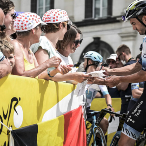 Au départ à Montpellier du Tour de France cycliste