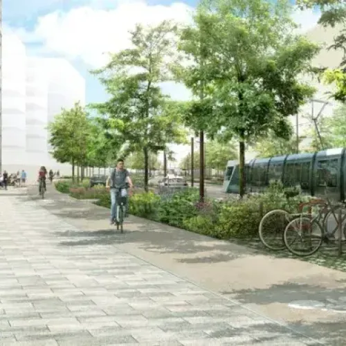 Le boulevard Simone Veil fait peau neuve à Nantes