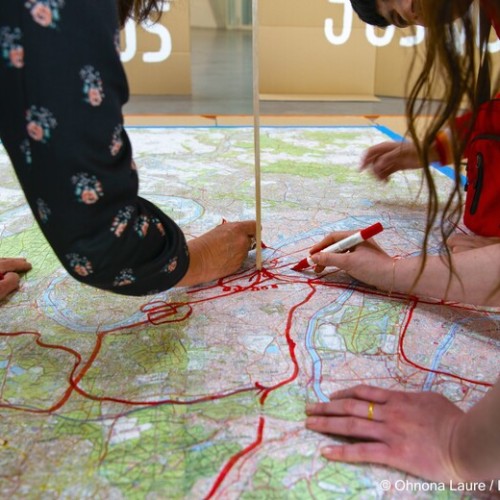 La Carte du tendre, une exposition participative à base de cartes à Lille