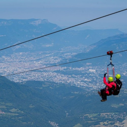 Près de Grenoble : Une descente vertigineuse
