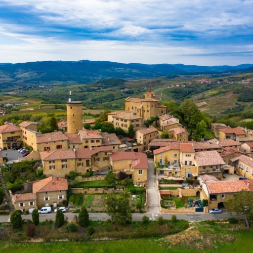 Oingt, un air de Toscane dans le Beaujolais