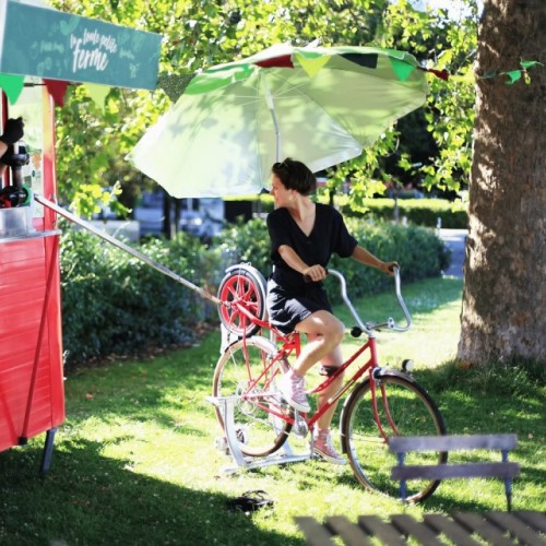 En selle pour fabriquer ses glaces près de Nantes