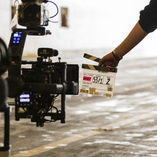 Un tournage en cours à Achenheim 