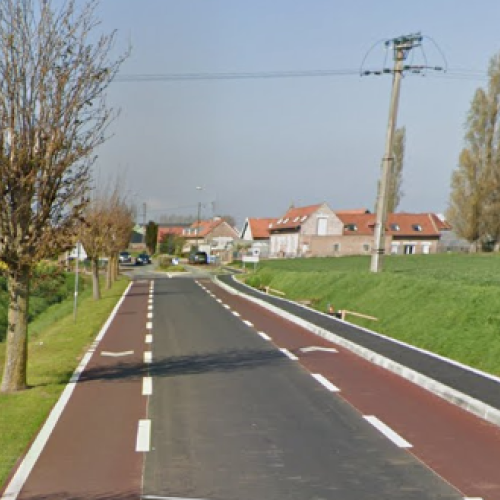 Une chaucidou pour relier les communes de Marquillies et Salomé, près de Lille