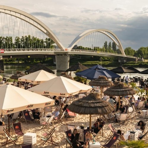 Une plage urbaine proche de Strasbourg