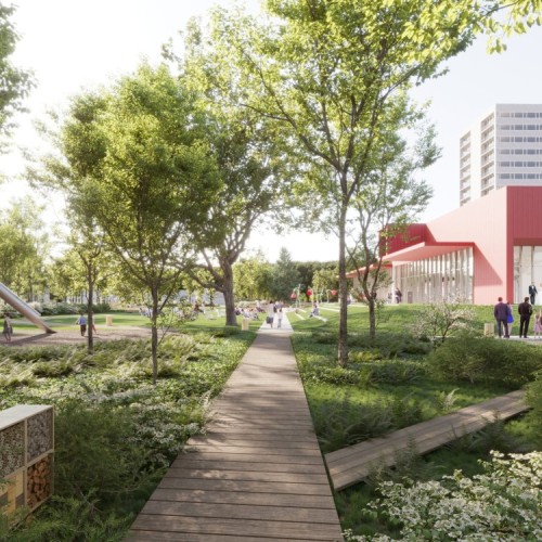 Un nouvel espace vert près de Rouen