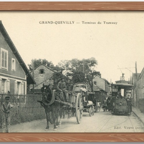 Près de Rouen, le Grand-Quevilly se raconte en cartes postales