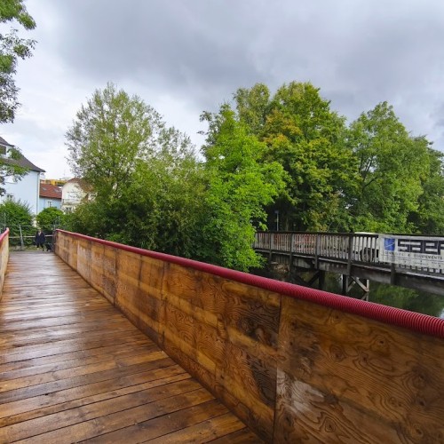Une passerelle de la Montagne-Verte en rénovation 🚲