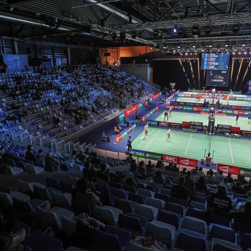 Rennes : l'élite du badminton s'affronte à la Glaz Arena