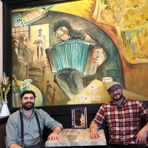 Un tableau devenu décor d’un bistro rouennais 